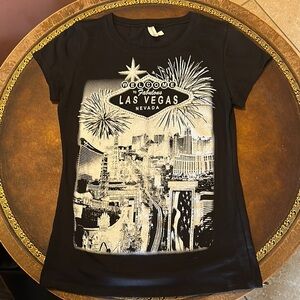 Black Las Vegas Graphic T-Shirt